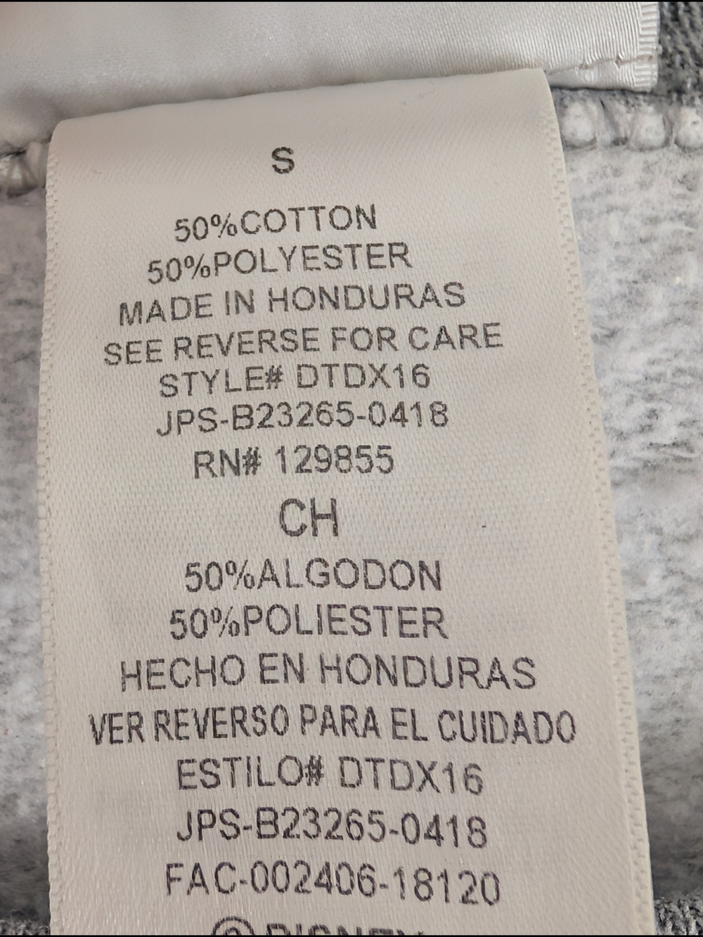 Disney Parks Mickey Mouse "Walt Disney World Since 1971" Grey Sweatshirt - Small - Picture 6 of 7